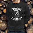 Sancho Laying Pipe Day And Night Plumbing Sweatshirt Gifts for Him