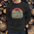 Save Our Oceans Dolphin Retro Style Climate Change Sweatshirt Gifts for Him