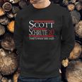 Scott Schrute 20 Thats What She Said Sweatshirt Gifts for Him