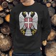 Serbian Eagle Srpski Grb Emblem Serbia Double-Headed Eagle Sweatshirt Gifts for Him