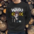 Shes My Waifu Hes My Senpai Anime Manga Couples Romantic Graphic Design Printed Casual Daily Basic Sweatshirt Gifts for Him