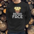 Shut It Beard Face Funny Facial Hair Sweatshirt Gifts for Him