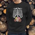 Skeleton Rib Cage Mexican Pan Dulce Concha Sweatshirt Gifts for Him