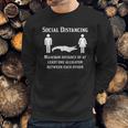 Social Distancing Stay 6 Feet Away Alligator Introvert Gift Sweatshirt Gifts for Him