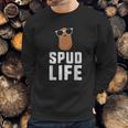 Spud Life Funny Potato Food Humor Vegetable Gift Sweatshirt Gifts for Him