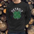 St Patricks Day Shamrock Detroit Michigan Sweatshirt Gifts for Him