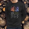 Star Wars 43 Years Anniversary Characters Signatures ForShirt Sweatshirt Gifts for Him