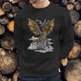 Steampunk Dragon Mechanical Gears Fantasy Industrial Gothic Sweatshirt Gifts for Him