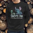 Stitch Je Ne Discute Pas Je Vous Explique Pourquoi Jai Raison Sweatshirt Gifts for Him