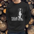 Talk Herdy To Me Australian Shepherd Aussie Dog Sweatshirt Gifts for Him