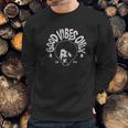 Teelocity Bob Ross Good Vibes Only Sweatshirt Gifts for Him