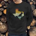 Texas French Bulldog Dog Vintage Texan Frenchie Sweatshirt Gifts for Him