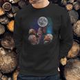 Three Bernie Sanders Moon Tshirt Sweatshirt Gifts for Him