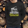 Tow Truck Driver Uncle Towing Car Pun Pickup Wrecker Gift Sweatshirt Gifts for Him