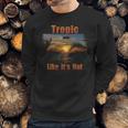 Tropic Like Its Hot Funny Retro Tropical Beach Summer Tee Sweatshirt Gifts for Him