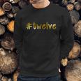 Twelve 12Th Birthday Gold Logo Sweatshirt Gifts for Him