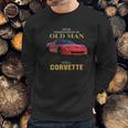 Never Underestimate An Old Man With A Corvette Sweatshirt Gifts for Him