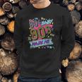 Vintage 1980S 80S Baby 1990S 90S Made Me Retro Nostalgia Sweatshirt Gifts for Him