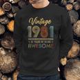 Vintage 1981 41 Years Of Being Awesome 41St Birthday Gifts Sweatshirt Gifts for Him