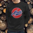 Vintage Atlanta Baseball Sports Logo Sweatshirt Gifts for Him