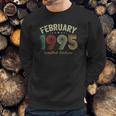 Vintage February 1995 26Th Birthday 26 Years Old Retro Gifts Sweatshirt Gifts for Him