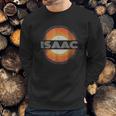 Vintage First Name Isaac Retro Personalized Sweatshirt Gifts for Him