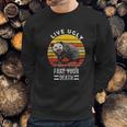 Vintage Live Ugly Fake Your Death Funny Opossum Sweatshirt Gifts for Him