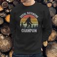 Vintage Retro Social Distancing Champion Bigfoot Sweatshirt Gifts for Him