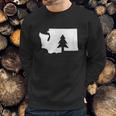 Washington State Tree Sweatshirt Gifts for Him