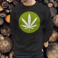 Weed Sativa Leaf T-Shirt Sweatshirt Gifts for Him