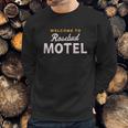 Welcome To Rosebud Motel Sweatshirt Gifts for Him