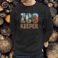 Zookeeper Costume African Savanna Zoo Keeper Animals Lover Sweatshirt Gifts for Him