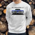 1972 Oldsmobile 442 Front Blue Ii Sweatshirt Gifts for Him