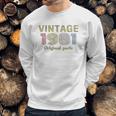 40Th Birthday Gift Vintage 1981 Original Parts Sweatshirt Gifts for Him