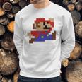 8-Bit Mario Nintendo Jumping Sweatshirt Gifts for Him