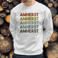 Amherst Massachusetts Retro Vintage Sweatshirt Gifts for Him