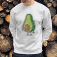 Avocado Seed Fat Funny Vegan Big Scratching Sweatshirt Gifts for Him