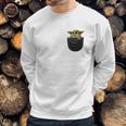 Baby Yoda In Pocket The Mandalorian Shirt Sweatshirt Gifts for Him