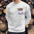 Baby Yoda In Pocket Shirt Sweatshirt Gifts for Him