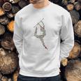 Baton Twirling Girl Silhouette Gift Twirler Gifts Sweatshirt Gifts for Him