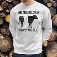 Belted Galloway Simply The Best Vintage Cow Gift Sweatshirt Gifts for Him