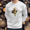 Cool Baton Twirling Turkey Twirler Thanksgiving Fun Sweatshirt Gifts for Him