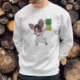 Dabbing Chihuahua Puppy Dog Pineapple Aloha Beach Gift Sweatshirt Gifts for Him