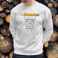 Doodlebob Pencil Rage Sweatshirt Gifts for Him