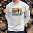 Eat Sleep Fade Repeat Barber Gift Hairstylist Barber Sweatshirt Gifts for Him