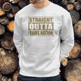 Expression Straight Outta Rams Nation Football Mens Sweatshirt Gifts for Him