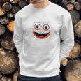 Funny Gritty Mascot Face Sweatshirt Gifts for Him