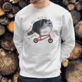 Funny Raccoon On Bike Do Silly Thing Sweatshirt Gifts for Him