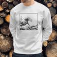 The Great Wave Off Kanagawa Sweatshirt Gifts for Him