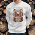 Japanese Artwork Samurai Riding Wild Toad Nippon Kanji Sweatshirt Gifts for Him